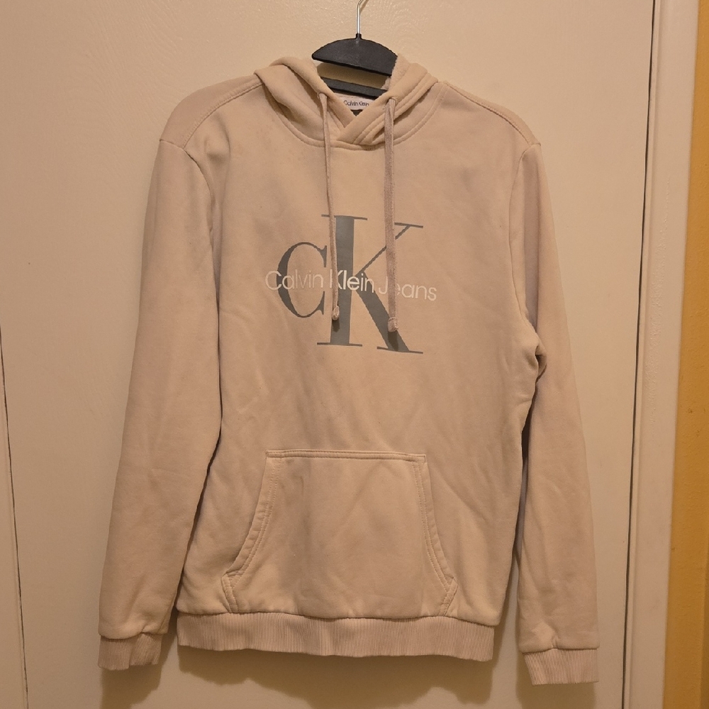 Calvin Klein Unisex Light Beige Hoodie